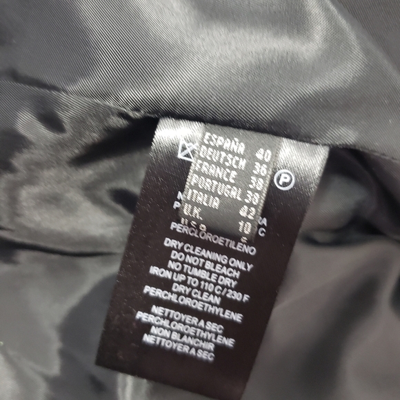 Javier Simorra Barcelona black wool blazer size 6 - Picture 10 of 11